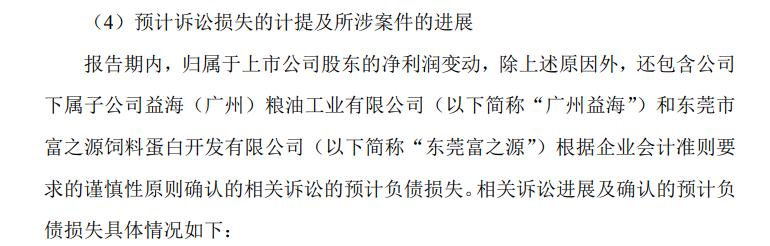 金龙鱼营利双增背后：73亿元诉讼损失盈利能力仍未恢复(图2)